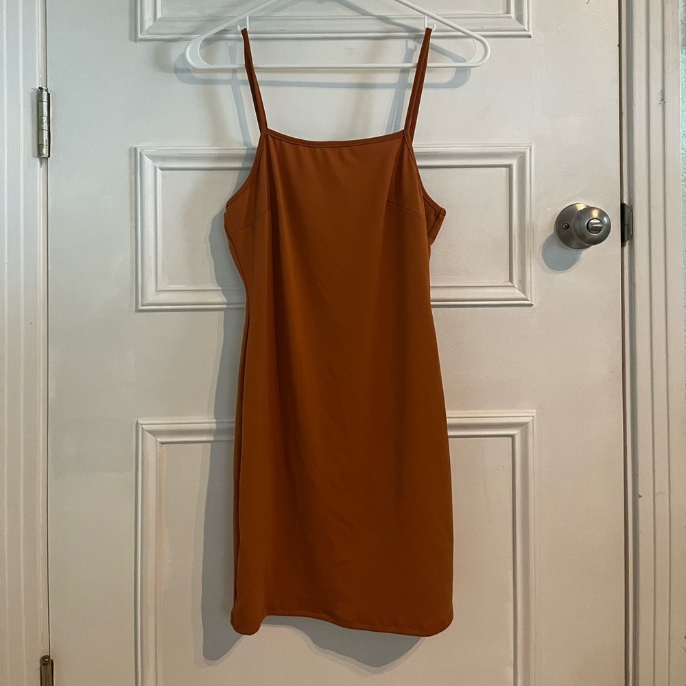 Orange dress